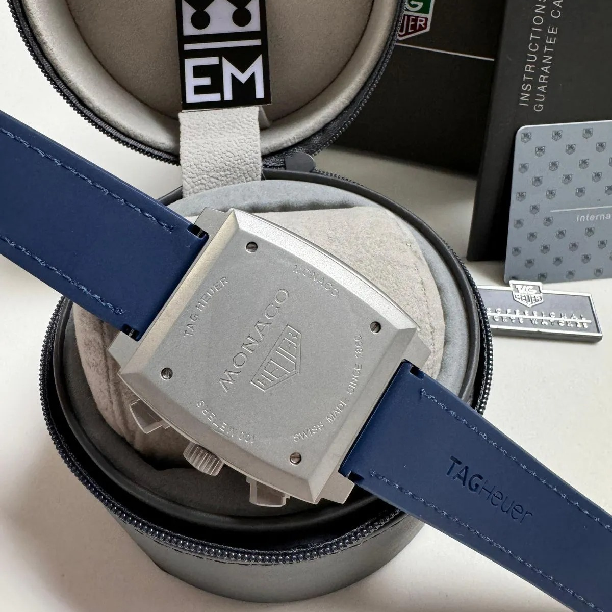 TH Monaco Skeleton Automatic Chronograph Blue