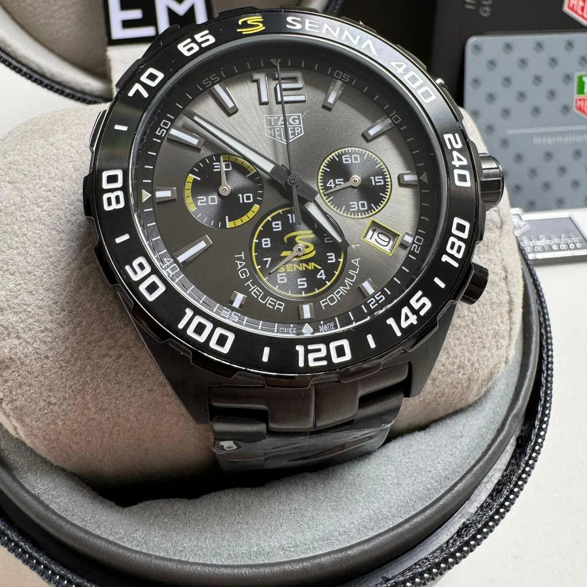 TH  Formula 1 Senna Chronograph Black Gray