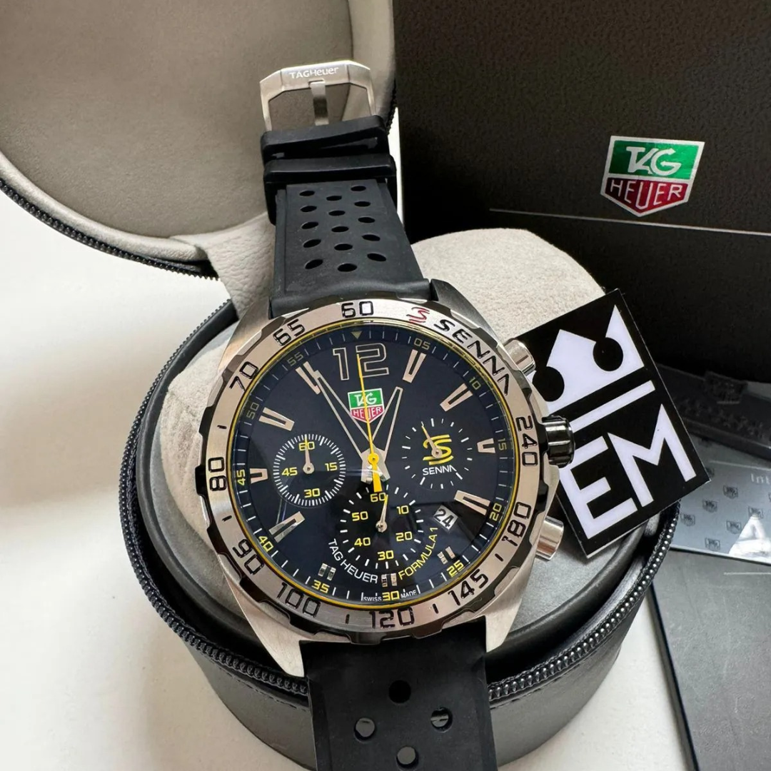 TH Formula 1 Senna Edition – Black/Yellow | Sport Strap