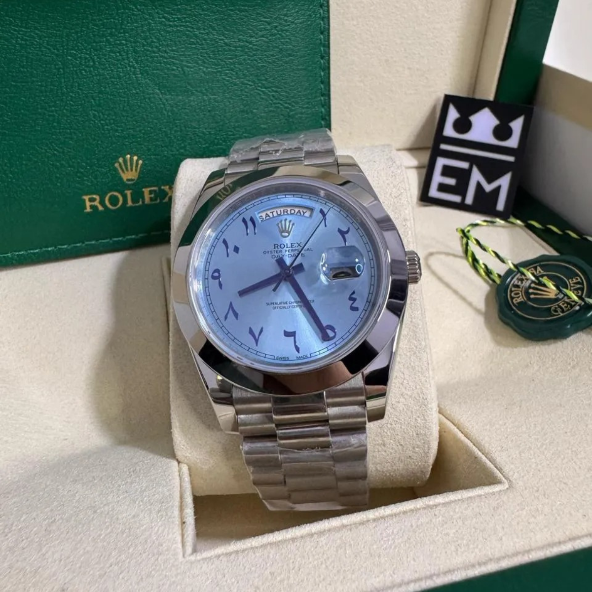 RX Day-Date 40 – Ice-Blue Dial