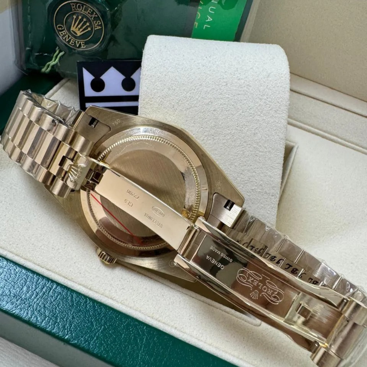 RX Day-Date 40 – Green Dial with Roman Numerals