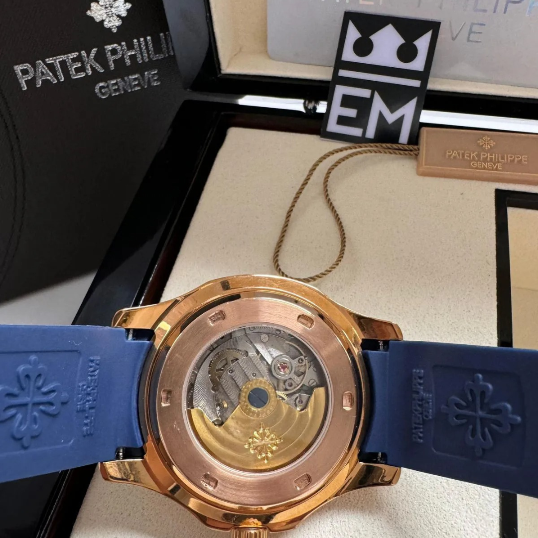 PP Aquanaut Automatic Blue Rose Gold