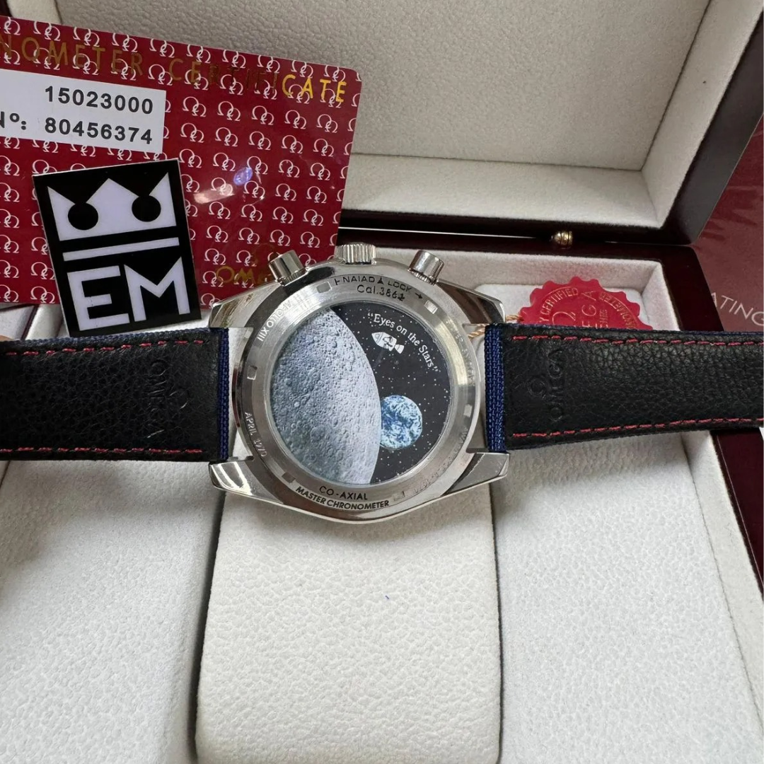 Speedmaster Blue Edition – White/Blue | Chronograph 42mm